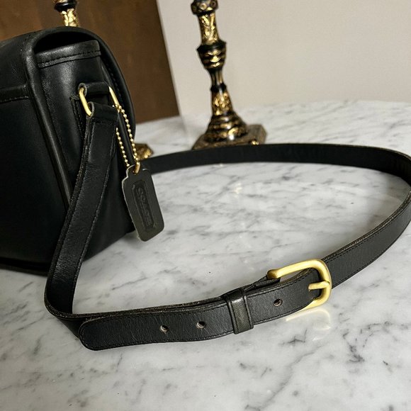 RARE Vintage Coach Collegiate Bag 9815 in Navy Made in New York City - Picture 16 of 16